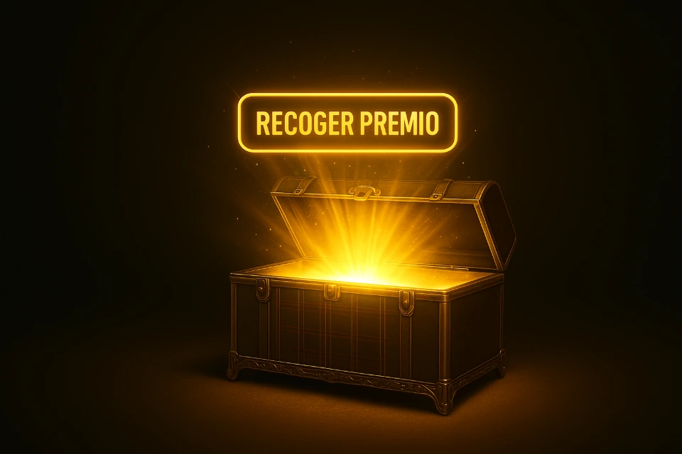 Abre caja con la inscripción recibe un premio dazn apuestas